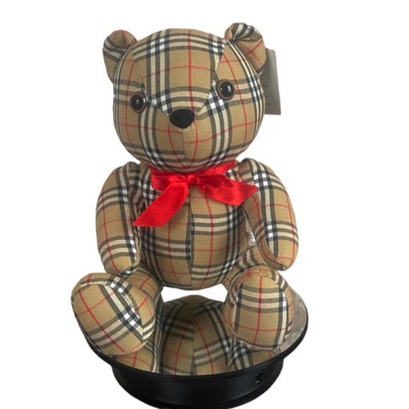BURBERRY MINT CONDITION VINTAGE TEDDY BEAR - Picture 1 of 4
